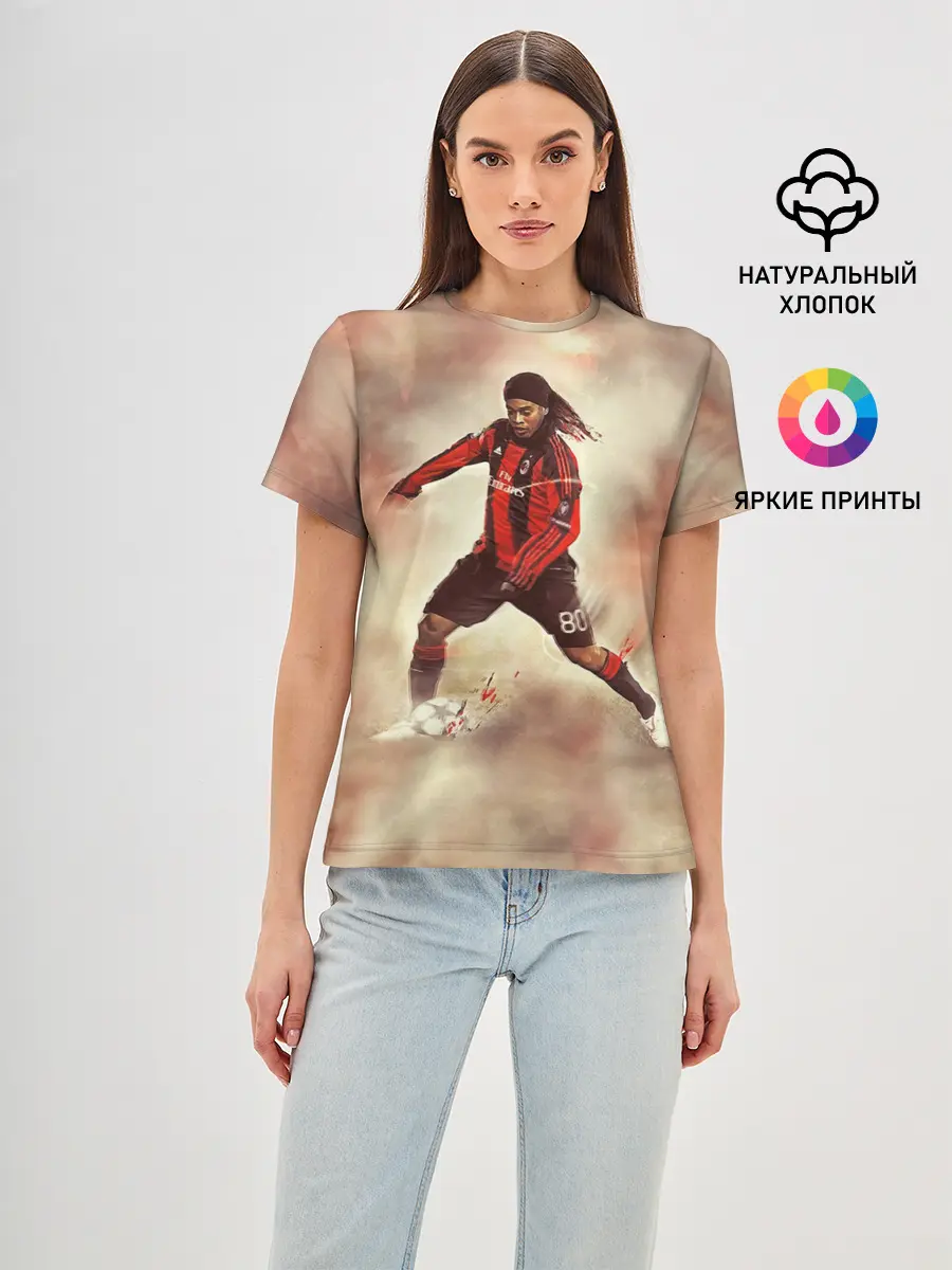 Женская базовая футболка / Ronaldinho