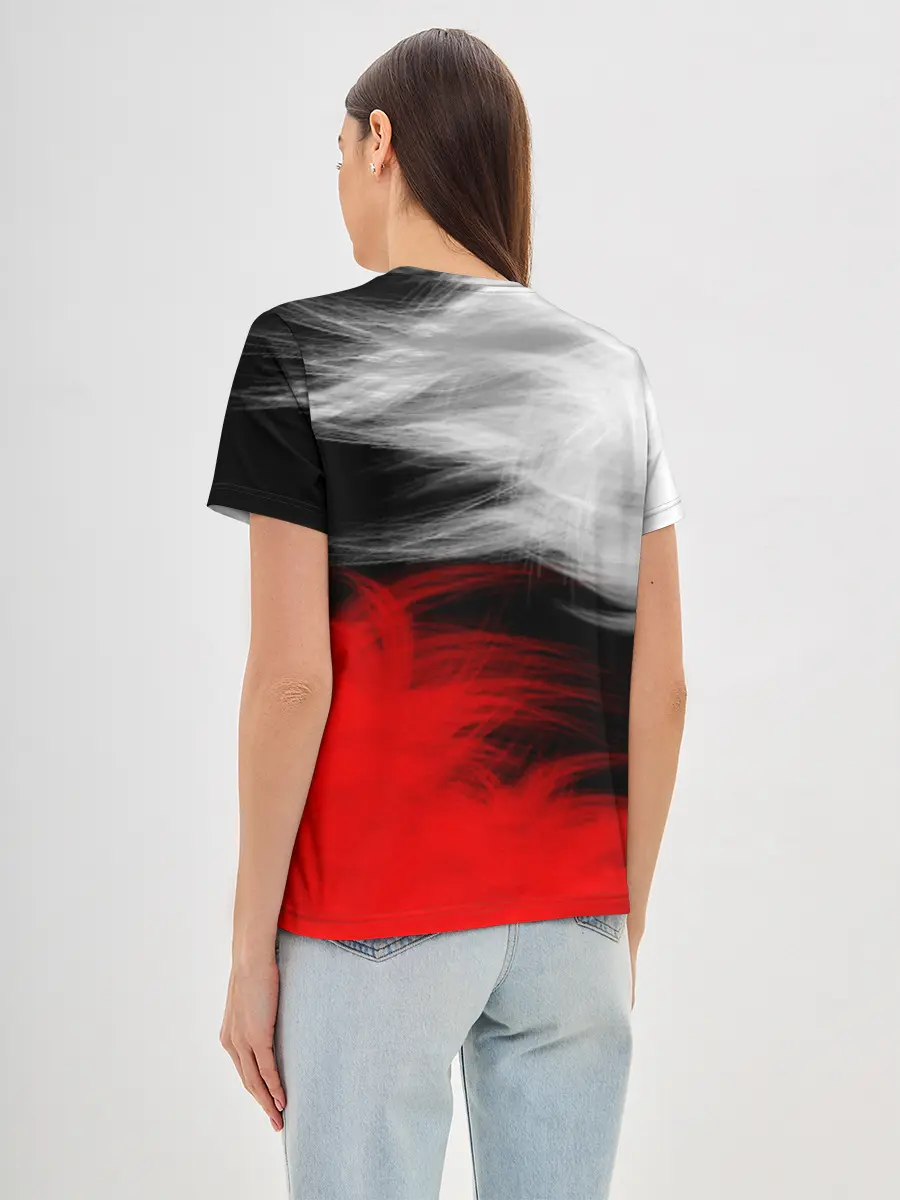 Женская базовая футболка / ПЕРЬЯ