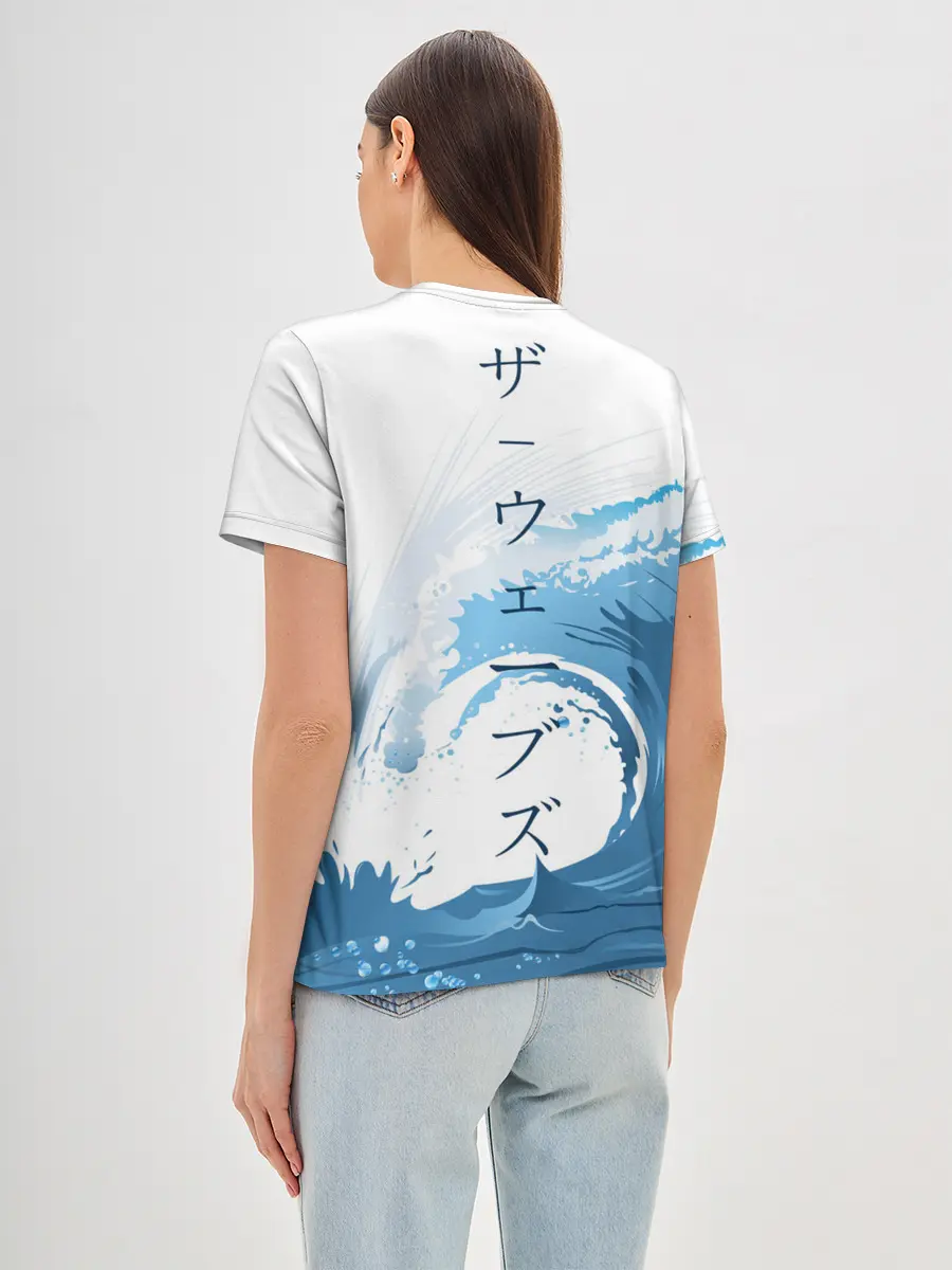 Женская базовая футболка / WAVE | ВОЛНЫ