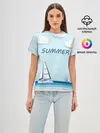 Женская базовая футболка / ПАРУСНИКИ | SUMMER