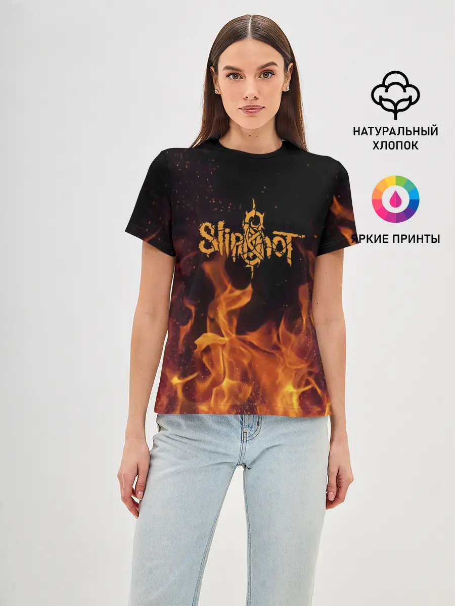 Женская базовая футболка / Slipknot