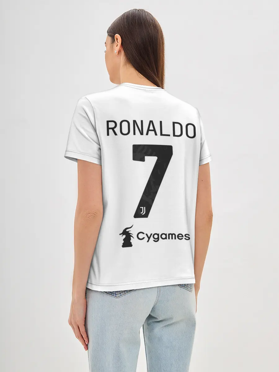 Женская базовая футболка / Футбольная форма Роналдо 20/21