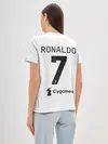 Женская базовая футболка / Футбольная форма Роналдо 20/21