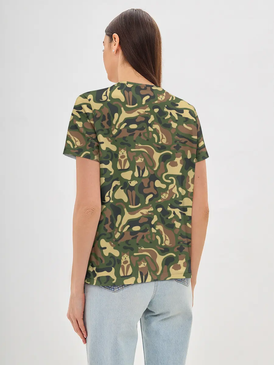 Женская базовая футболка / Коты и Кошки