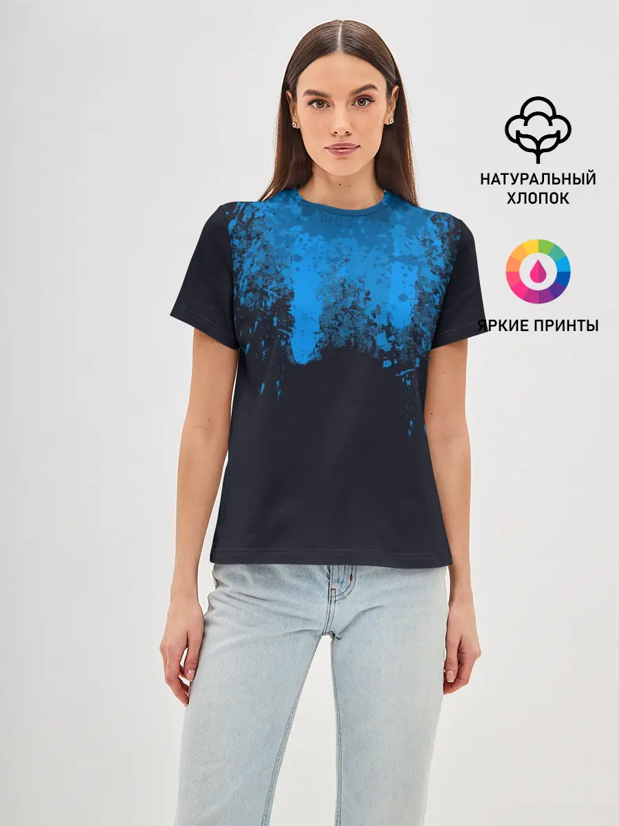 Женская базовая футболка / КРОВЬ АНДРОИДА