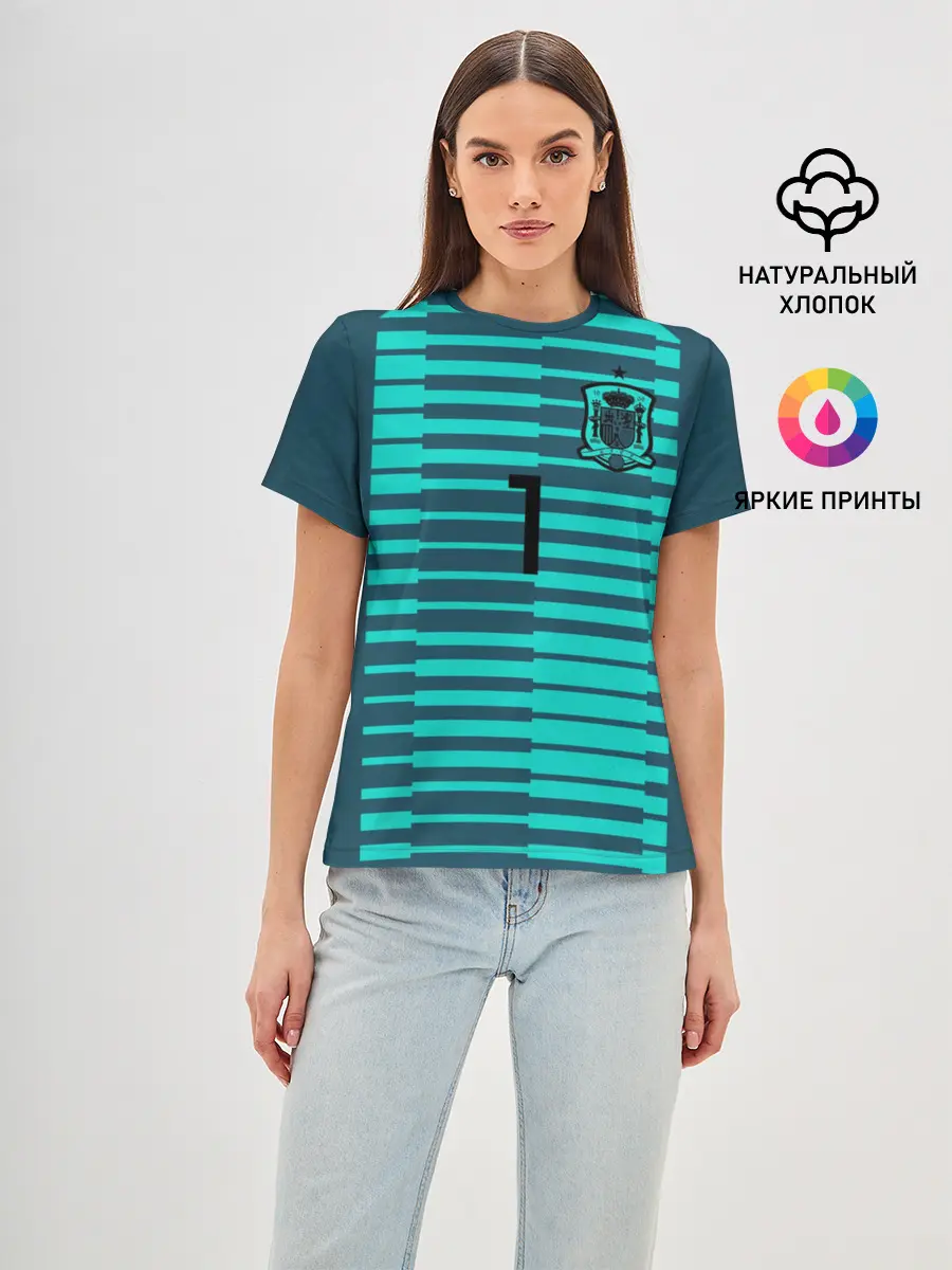 Женская базовая футболка / De Gea WC 2018