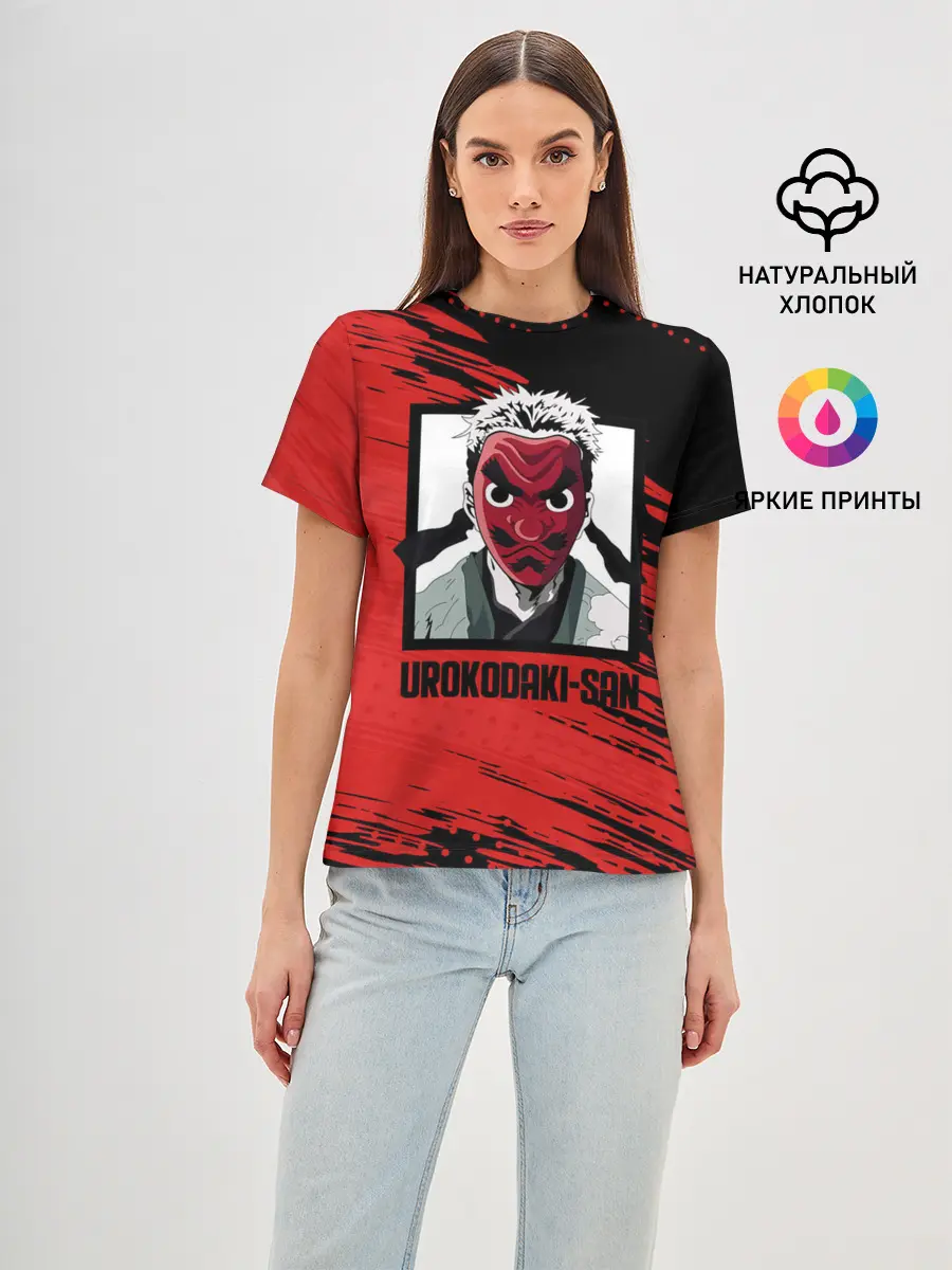Женская базовая футболка / UROKODAKI-SAN Kimetsu no Yaiba
