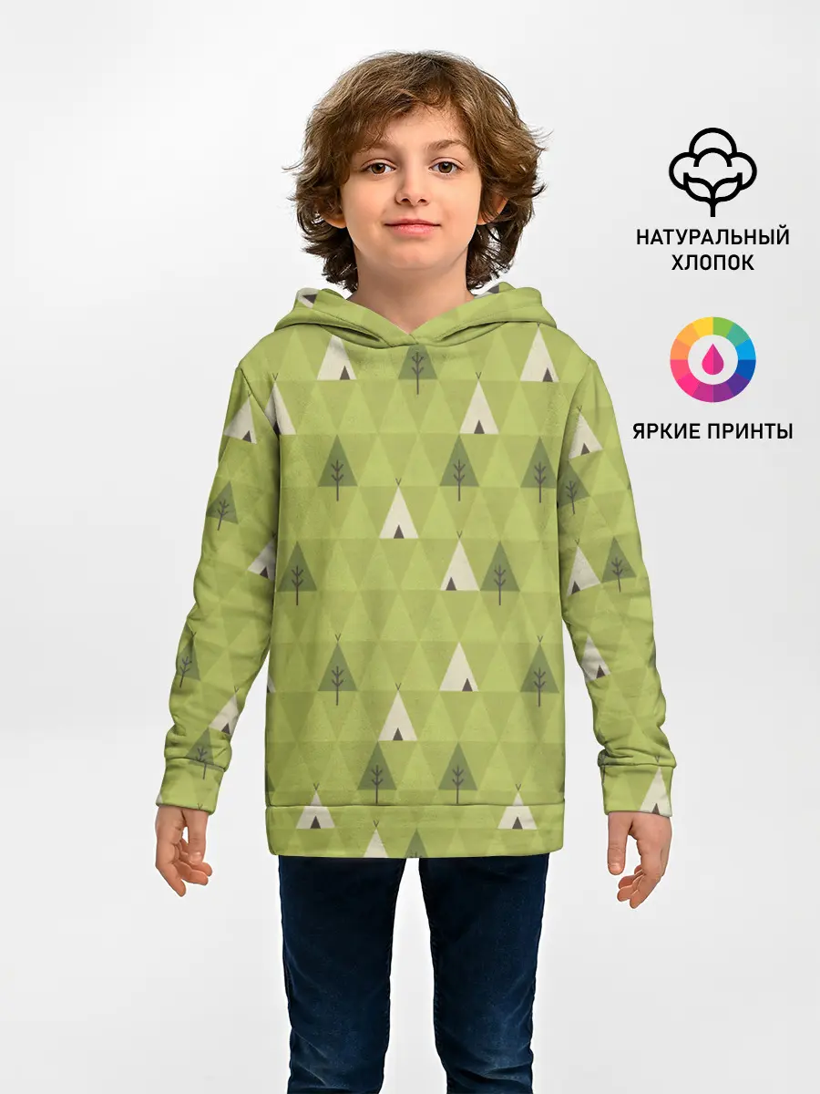 Детское худи / Лес | Текстура