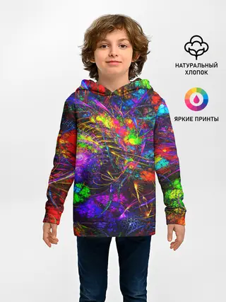 Детское худи / НЕОНОВЫЕ КРАСКИ