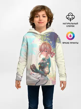 Детское худи / Violet Evergarden_8