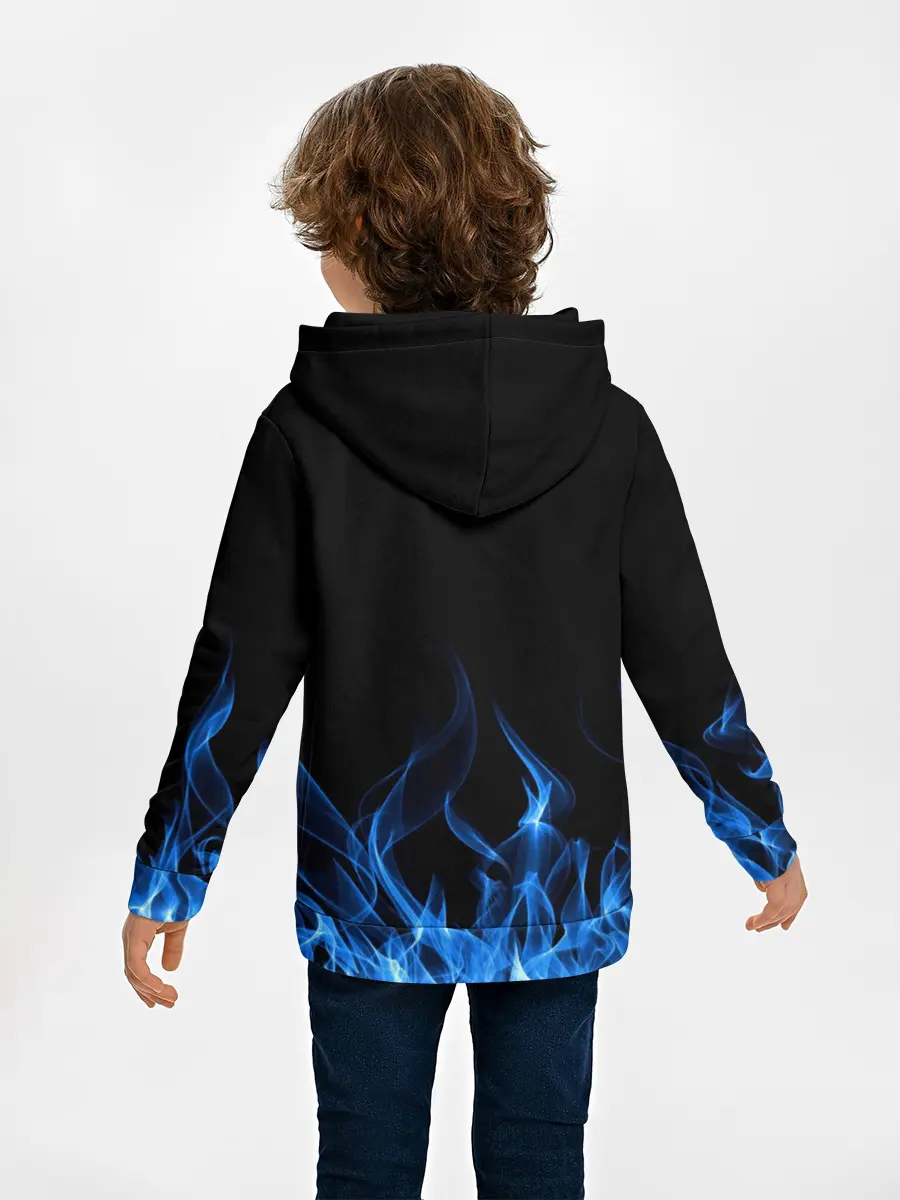 Детское худи / Синий Огонь