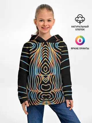 Детское худи / Неоновое свечение