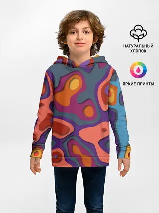 Детское худи / РазноцВетная абстракция