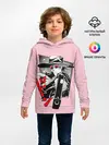 Детское худи / Алукард на розовом фоне