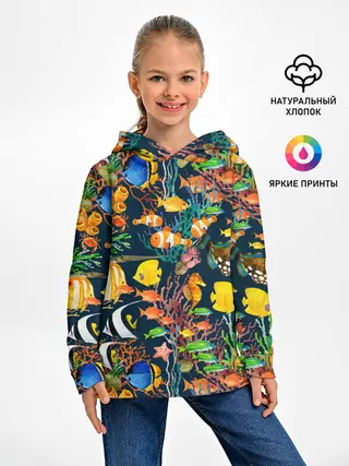 Детское худи / Морской мир