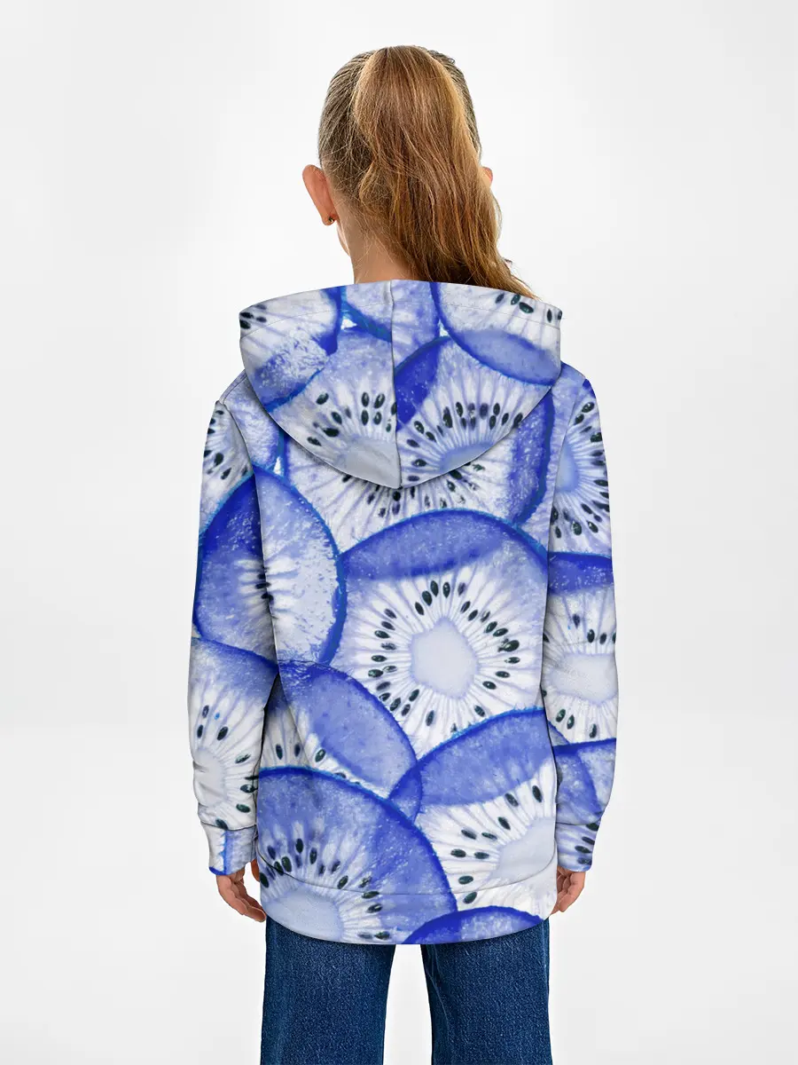 Детское худи / Синий Киви