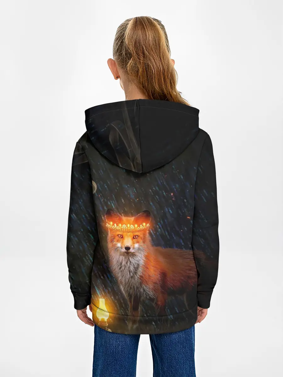 Детское худи / Лиса с огненной короной