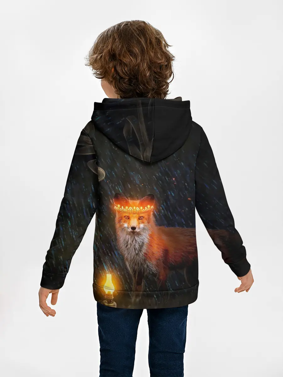 Детское худи / Лиса с огненной короной
