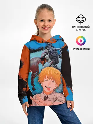 Детское худи / Дэндзи и Макима