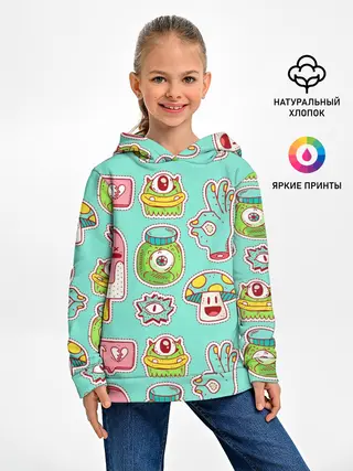 Детское худи / Яркие монстрики