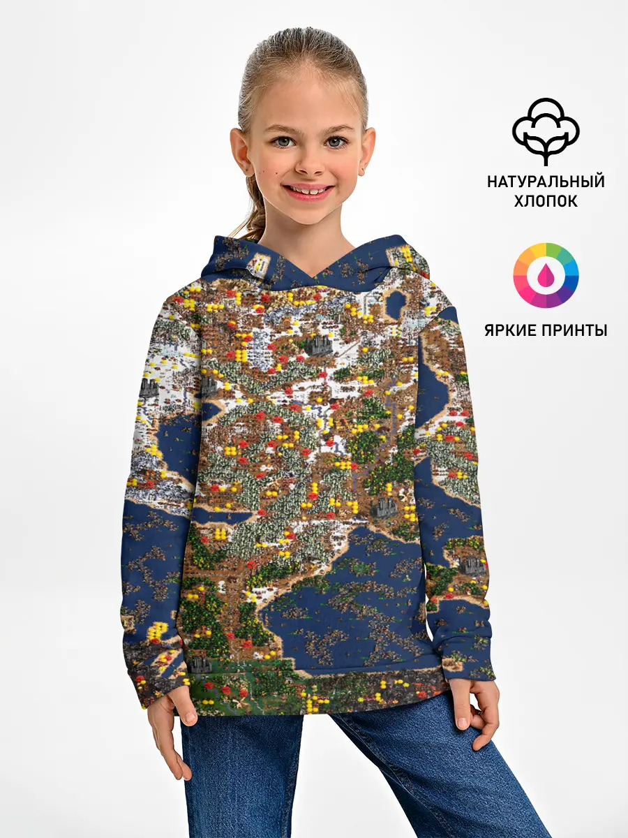 Детское худи / Герои 3 Карта