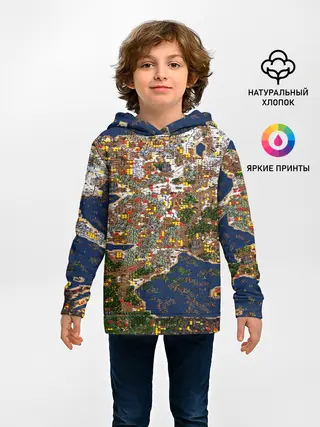 Детское худи / Герои 3 Карта