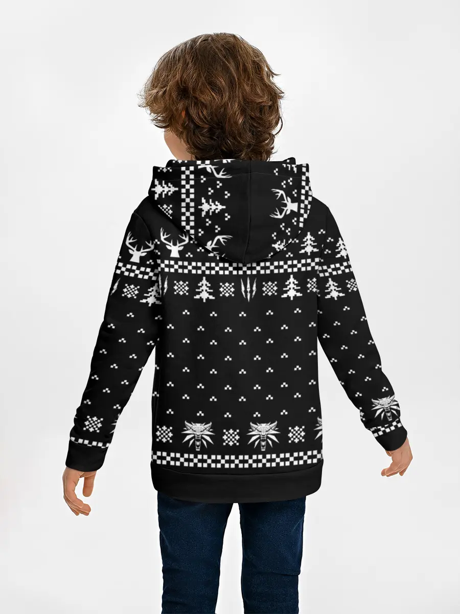 Детское худи / ВЕДЬМАК НОВОГОДНИЙ