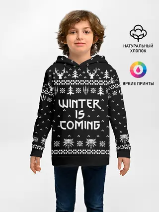 Детское худи / ВЕДЬМАК НОВОГОДНИЙ