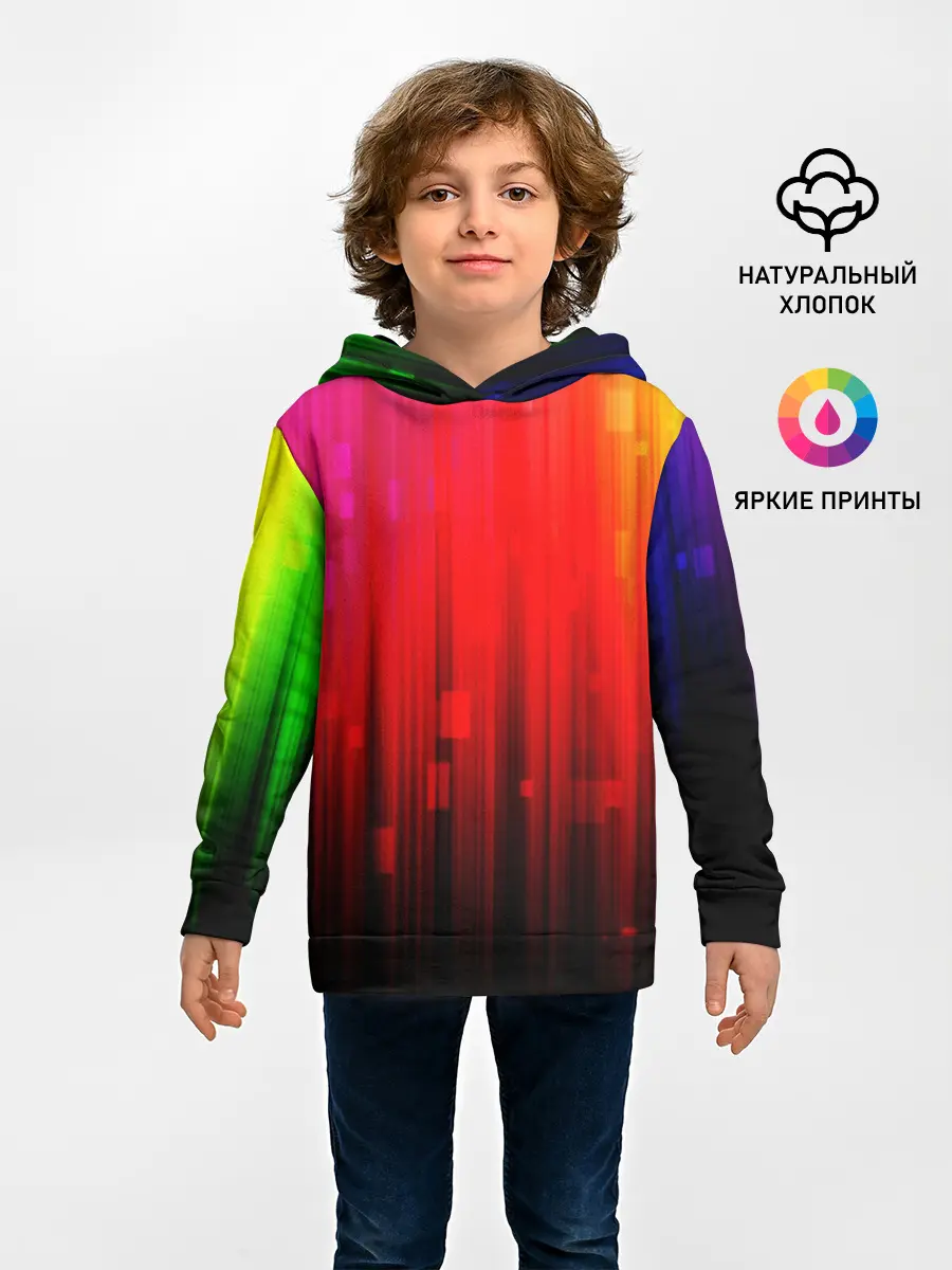 Детское худи / АБСТРАКТНЫЕ КРАСКИ