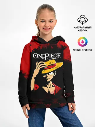 Детское худи / Луффи One Piece. Большой куш