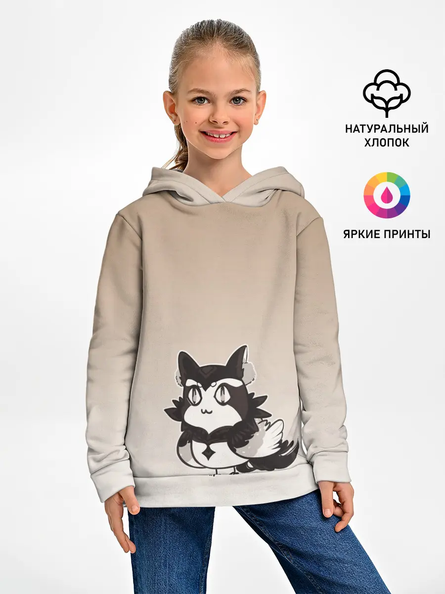 Детское худи / сова котик аниме
