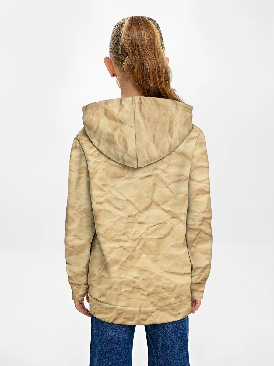 Детское худи / БУМАЖНАЯ ТЕКСТУРА