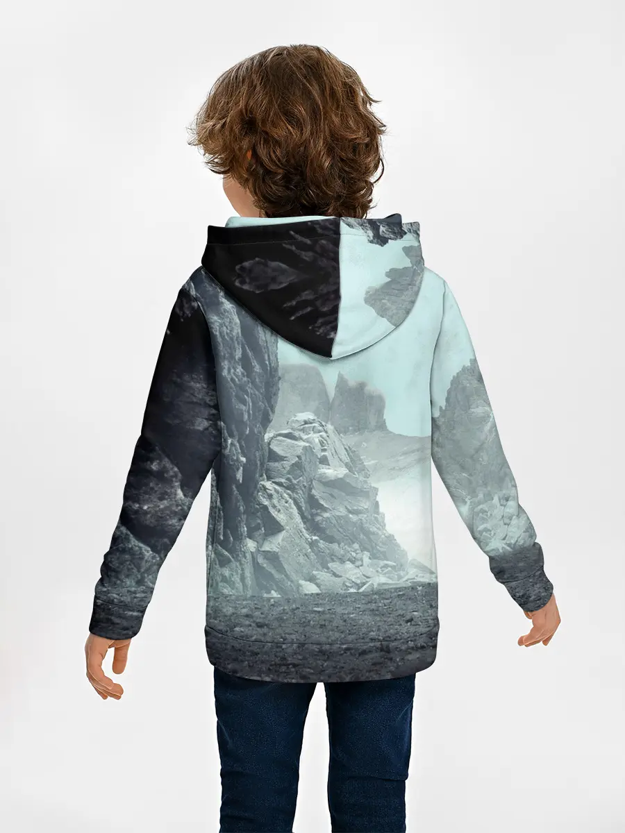 Детское худи / Волк в горах