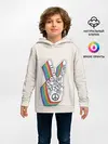 Детское худи / PEACE and LOVE | МИР и ЛЮБОВЬ