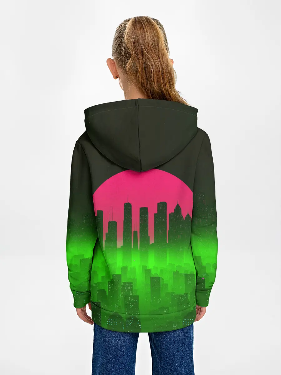 Детское худи / НЕОНОВЫЙ ГОРОД