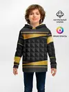 Детское худи / 3D luxury black gold Плиты 3Д