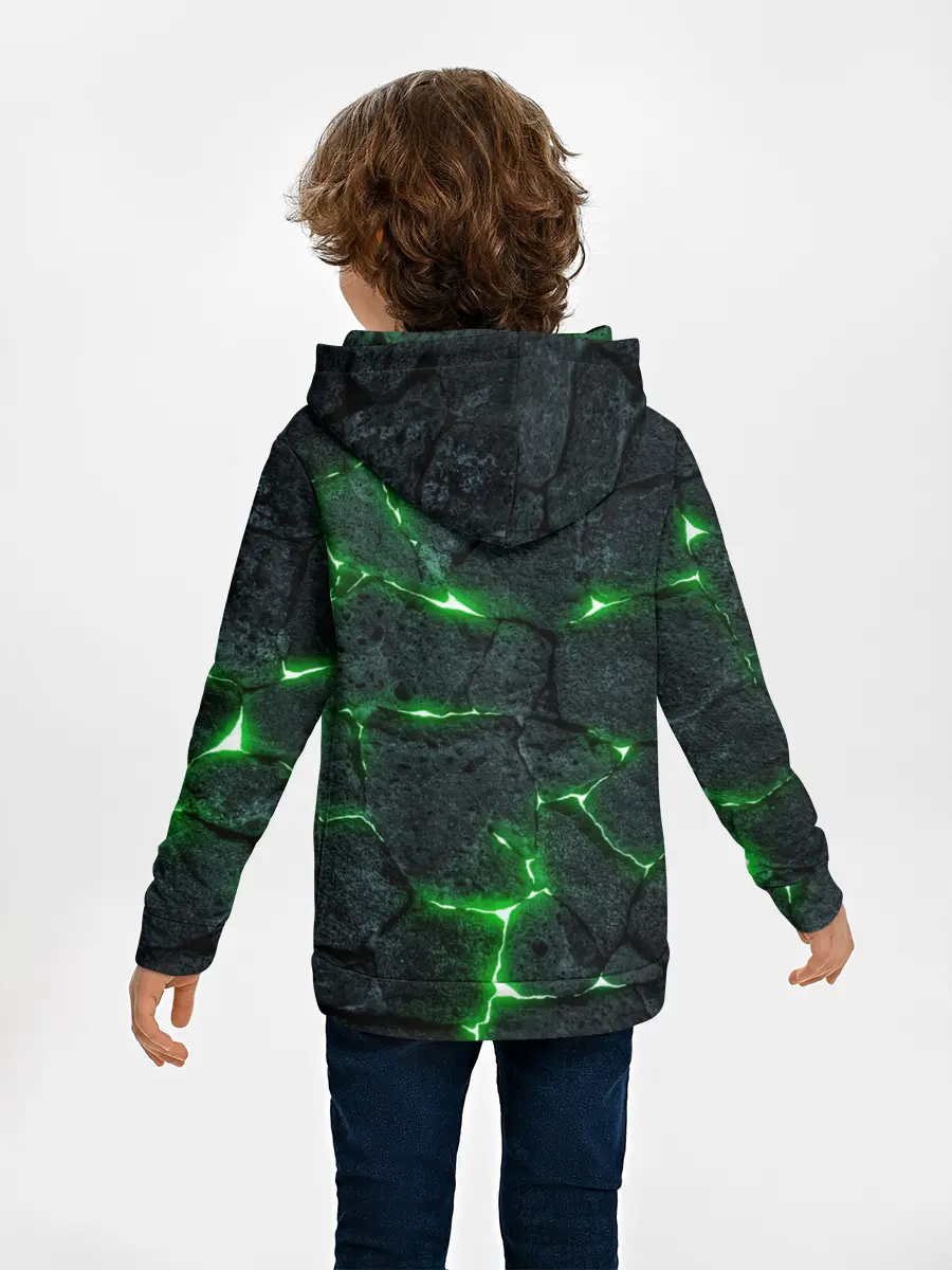 Детское худи / ЗЕЛЁНОЕ ИЗЛУЧЕНИЕ