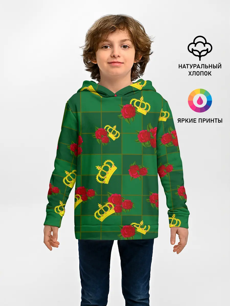Детское худи / Короны и розы