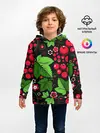 Детское худи / ХОХЛОМА ЛИСТЬЯ И ЯГОДЫ