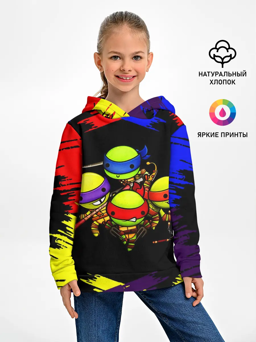 Детское худи / Ниндзя Супер Черепашки