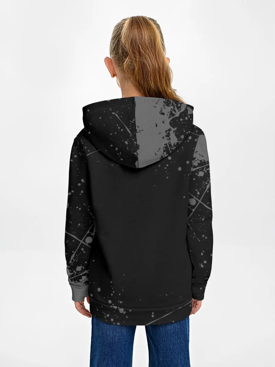 Детское худи / СЕРЫЕ БРЫЗГИ | GREY SPRAY