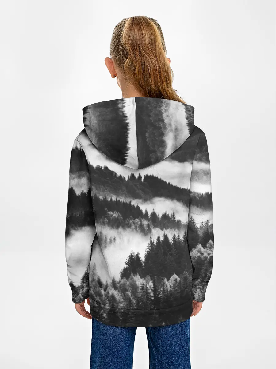 Детское худи / ТУМАННЫЙ ЛЕС / МРАЧНЫЙ ЛЕС