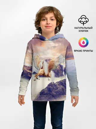 Детское худи / Sea Sunset Horse