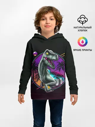 Детское худи / неон