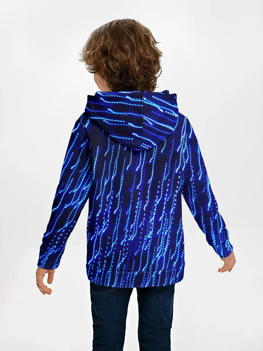 Детское худи / Neon rain