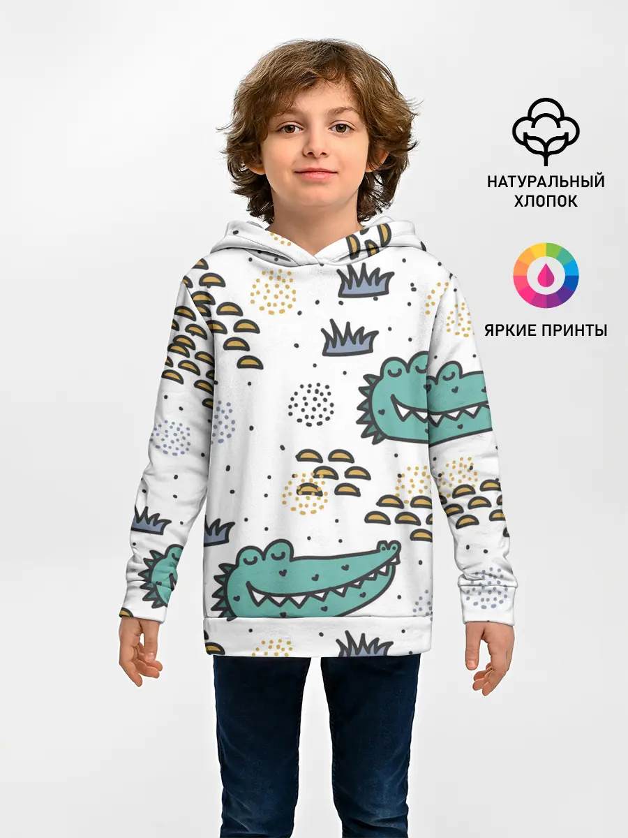 Детское худи / Милый крокодил