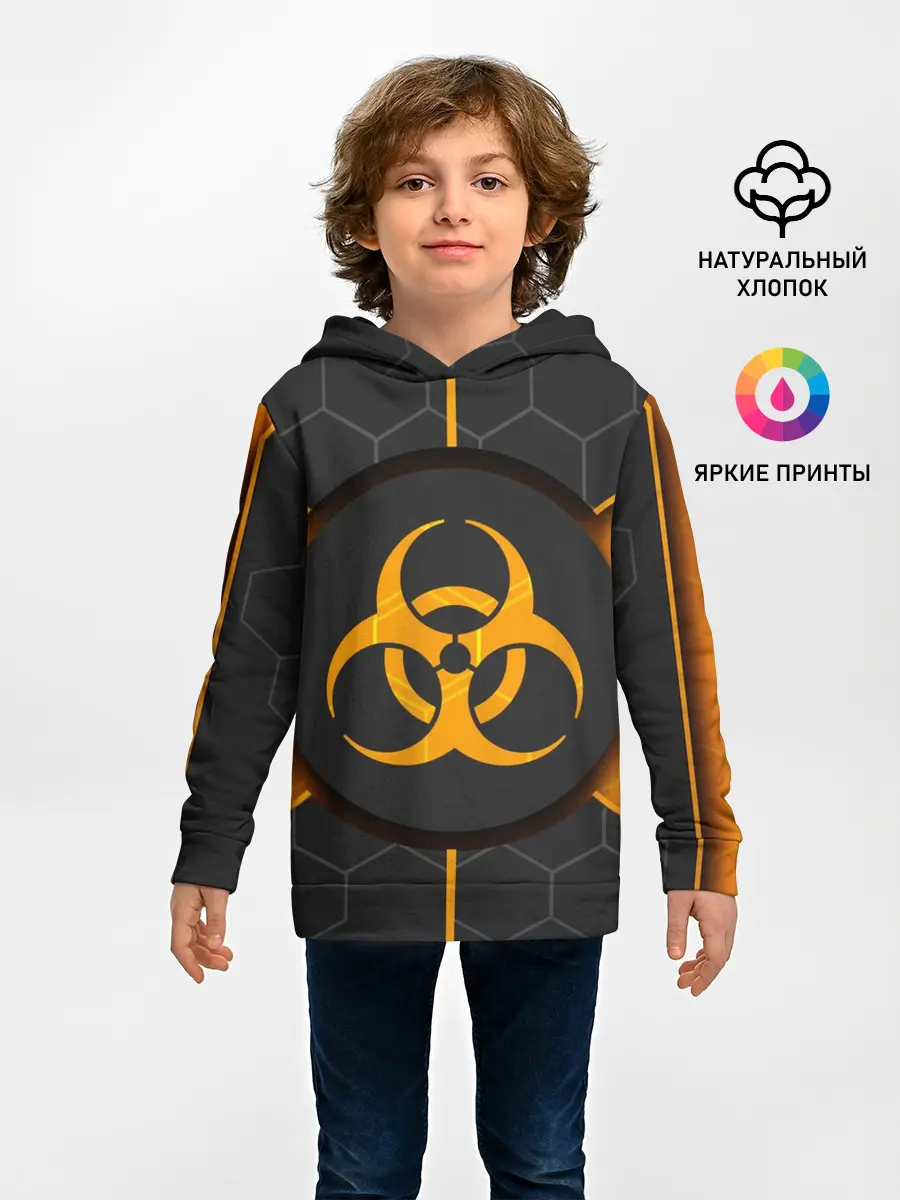 Детское худи / ХИМИЧЕСКАЯ ОПАСНОСТЬ 3D