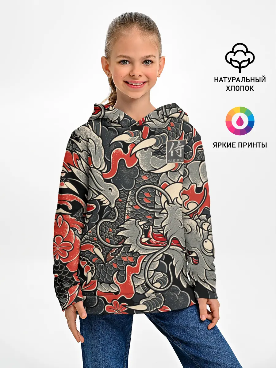 Детское худи / Самурай