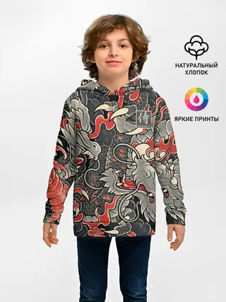 Детское худи / Самурай