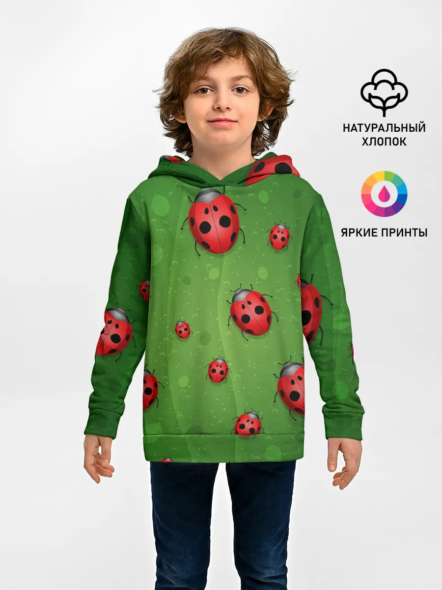 Детское худи / БОЖЬИ КОРОВКИ